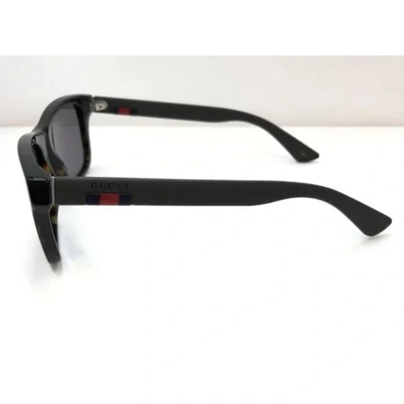 Gucci Sunglasses GG008S 03 53 20 145 BLACK BROWN MEN'S UNISEX NEW - Picture 5 of 12